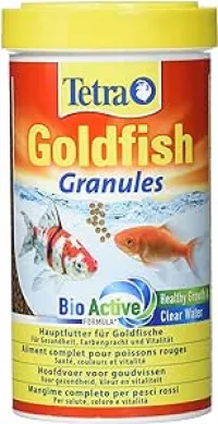         Tetra Goldfish Granules - Alimento granulado para carpines dorados y otros peces de agua frí