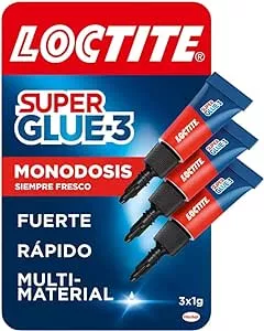         Loctite Super Glue-3 Original Mini Trio, pegamento universal con triple resistencia, adhesiv