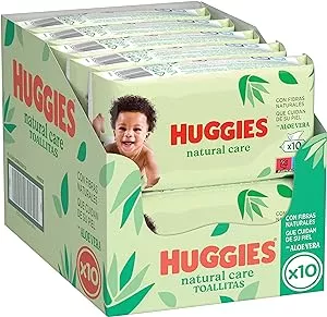         Huggies Natural Care - Toallitas para bebé, 560 toallitas       
