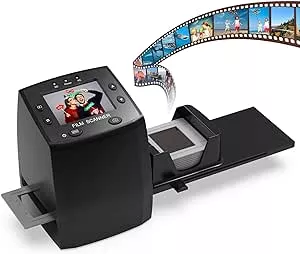         DIGITNOW! Escáner de negativos y diapositivas con pantalla LCD de 2,4?, alta resolución (360