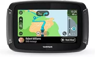         TomTom Rider 500 - GPS para motocicletas, 4.3 pulgadas con carreteras montañosas, actualizac