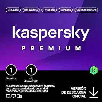         Kaspersky Total Security 2023 | 1 Dispositivo | 1 Año | PC / Mac / Android | Código de activ