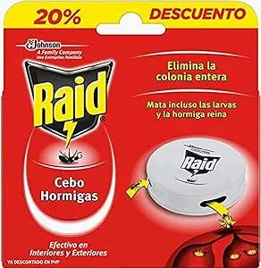         Raid ® Cebos - Trampa antihormigas, elimina la colonia de hormigas entera, efectivo en Inter