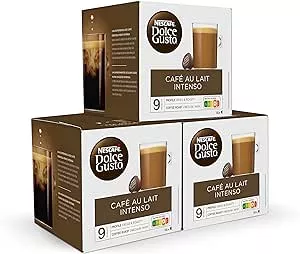         Nescafé DOLCE GUSTO CAFÉ CON LECHE INTENSO - Pack De 3 x 16 cápsulas - Total: 48 Cápsulas   