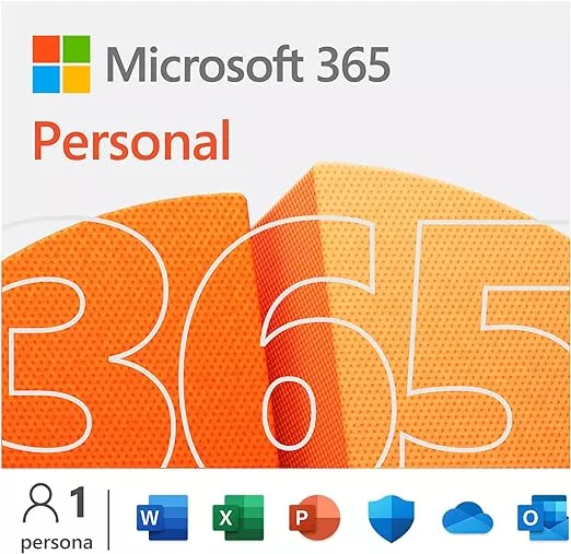         Microsoft 365 Personal | Apps Office 365 | PC/MAC/tableta/teléfono | 12+3 Meses + McAfee Tot