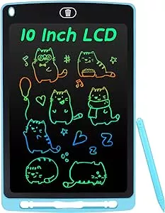         Coolzon Tableta de Escritura Color LCD 10 Pulgadas, Pizarra Digital Infantil, Portátil Table
