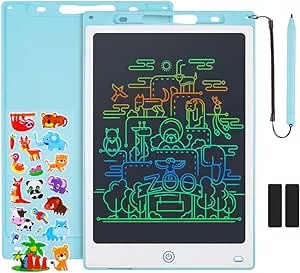         Coolzon Vistoso Tableta de Escritura LCD 12 Pulgadas, LCD Pizarra Magica borrable y Reutiliz