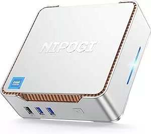         NiPoGi Mini PC Windows 11,16GB DDR4+512GB M.2 SSD Intel Celeron N5105 (hasta 2,9 GHz) Mini O