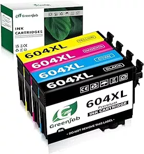         Greenjob 604XL Cartucho de Tinta Compatible con Epson 604XL 604 XL para Expression Home XP-2