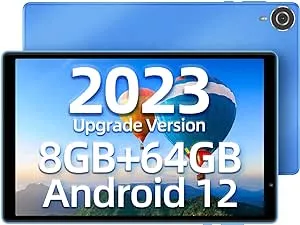         TECLAST Tablet 10 Pulgadas P25T Android 12, 8GB RAM+64GB ROM (1TB TF), 5G+2.4G WiFi, Quad-Co